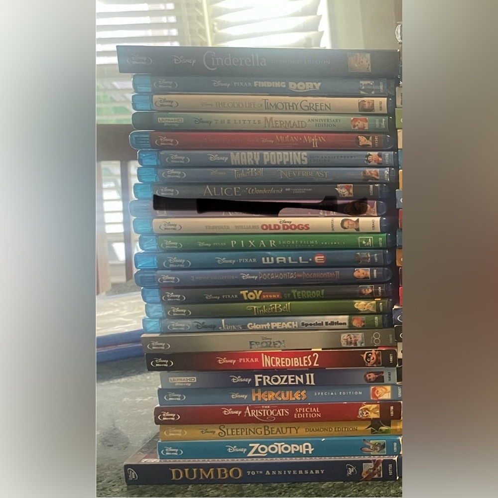 20 Disney Blu-ray Discs